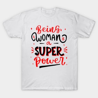 Islamabad United Being A Woman Is A Super Power T-Shirt
